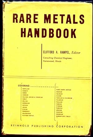 Seller image for Rare Metals Handbook. for sale by Time Booksellers