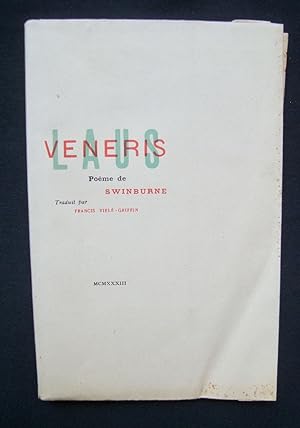 Imagen del vendedor de Laus veneris - a la venta por Le Livre  Venir