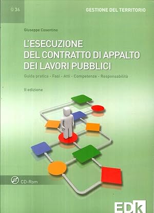 Imagen del vendedor de L'esecuzione del contratto d'appalto dei lavori pubblici. Guida pratica. Fasi. Atti. competenze responsabilit. Con CD-ROM a la venta por Libro Co. Italia Srl