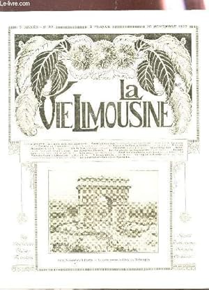 Image du vendeur pour LA VIE LIMOUSINE - 3e ANNEE - N332 - 25 nov 1937 / Les echos de la vie limousine - figures limousines - Novembre - L'Art du verre - Decembre - ce qu'il faut lire - Adieu etc. mis en vente par Le-Livre