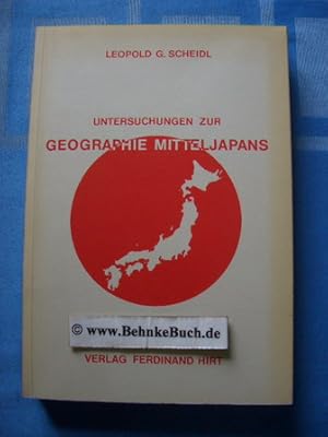 Untersuchungen zur Geographie Mitteljapans.