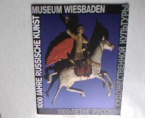 Seller image for 1000 Jahre russische Kunst, zur Erinnerung an die Taufe der Rus im Jahr 988, Hessisches Landesmuseum, Museum Wiesbaden, 21.11.1988 - 29.1.1989 for sale by Antiquariat Bookfarm