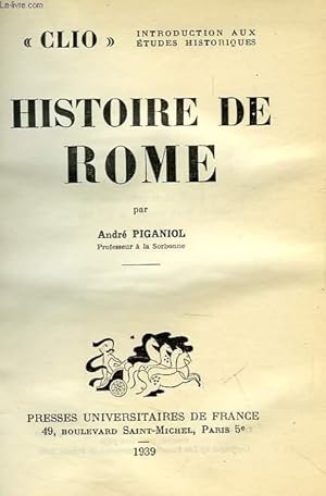 Bild des Verkufers fr HISTOIRE DE ROME zum Verkauf von Le-Livre