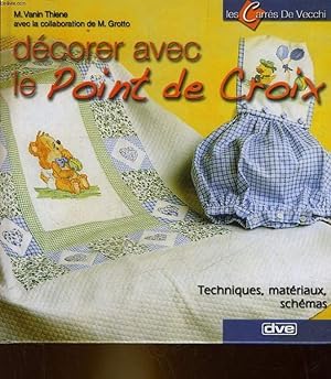 Seller image for DECORER AVEC LE POINT DE CROIX for sale by Le-Livre