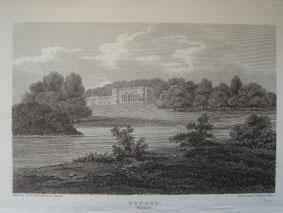 Seller image for An Original Antique Engraved Illustration of Bowood in Wiltshire from The Beauties of England & Wales. Published Between 1801-1815. for sale by Rostron & Edwards