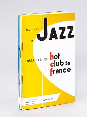 Seller image for Tout sur le Jazz. Bulletin du Hot-Club de France. N 234 - 235 - 239 - 240 - 241 - 242 - 243 : 7 numros de l'Anne 1974 for sale by Librairie du Cardinal