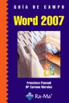 Imagen del vendedor de Gua de Campo de Word 2007 a la venta por AG Library