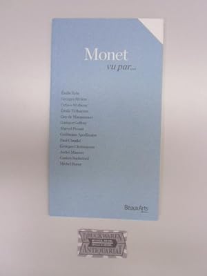 Image du vendeur pour Monet vu par. mis en vente par Druckwaren Antiquariat