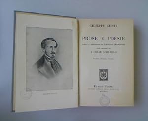 Bild des Verkufers fr Prose e Poesie Scelte. Seconda Edizione. zum Verkauf von Antiquariat Bookfarm