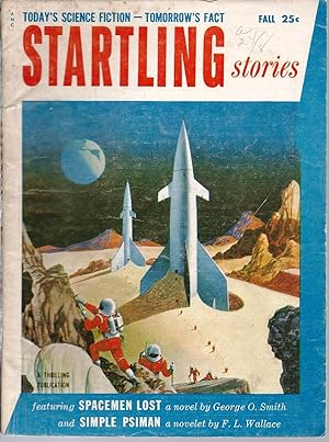 Bild des Verkufers fr Startling Stories 1954 Vol. 32 # 2 Fall: Spacemen Lost / Simple Psiman / Grounded / The Marriage Manual zum Verkauf von John McCormick