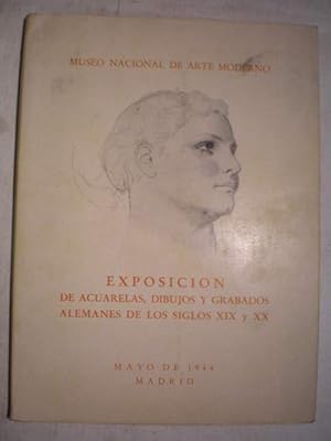 Bild des Verkufers fr Exposicin de acuarelas, dibujos y grabados alemanes de los siglos XIX y XX zum Verkauf von Librera Antonio Azorn