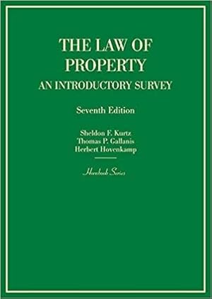 Seller image for The Law of Property: An Introductory Survey (Hornbook Series) for sale by BarristerBooks