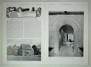 Original Issue of Country Life Magazine Dated May 11th 1929 with a Feature on Appleton Manor in B...