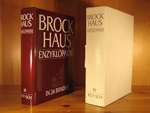Brockhaus Enzyklopädie, 19. Auflage, Halbleder-Ausgabe,1986 - 1994, Bd. 19 (RUT - SCH), 1992.