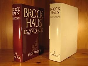 Brockhaus Enzyklopädie, 19. Auflage, Halbleder-Ausgabe,1986 - 1994, Bd. 18 (RAD - RUS), 1992.