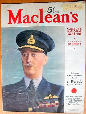 Seller image for The Women of Britain. Article in Maclean's. Canada's National Magazine September 1, 1940 for sale by Ken Jackson