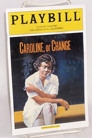 Bild des Verkufers fr Caroline, or Change: a new musical (Playbill volume 121, number 1, January 2005) zum Verkauf von Bolerium Books Inc.