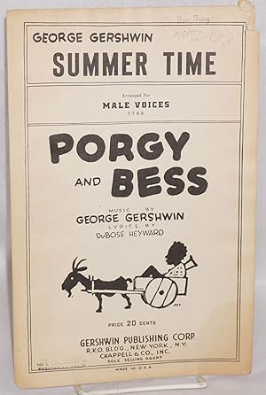 Seller image for Summer Time: arranged for male voices for sale by Bolerium Books Inc.