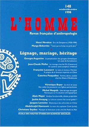 Bild des Verkufers fr Lignage, mariage, hritage zum Verkauf von JLG_livres anciens et modernes