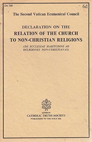 Immagine del venditore per Declaration on the Relation of the Church to Non-Christian Religions venduto da JLG_livres anciens et modernes