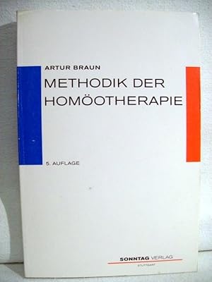 Bild des Verkufers fr Methodik der Homotherapie. Leitfaden fr die rztekurse in homopathischer Medizin. zum Verkauf von Antiquariat Bler