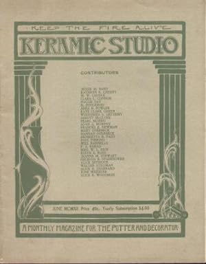 Immagine del venditore per KERAMIC STUDIO (JUNE 1912) VOL. XIV, NO. 2 A Monthly Magazine for the Potter and Decorator venduto da Nick Bikoff, IOBA