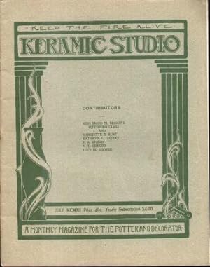 Immagine del venditore per KERAMIC STUDIO (JULY 1912) VOL. XIV, NO.3 Monthly Magazine for the Potter and Decorator venduto da Nick Bikoff, IOBA