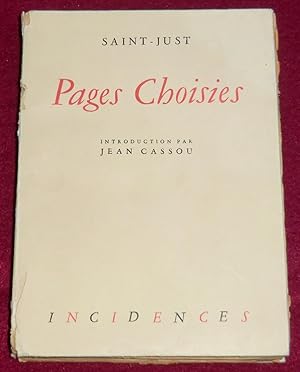Seller image for PAGES CHOISIES - Introduction par Jean Cassou for sale by LE BOUQUINISTE