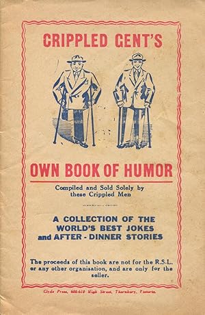 Crippled gents' book of humor.