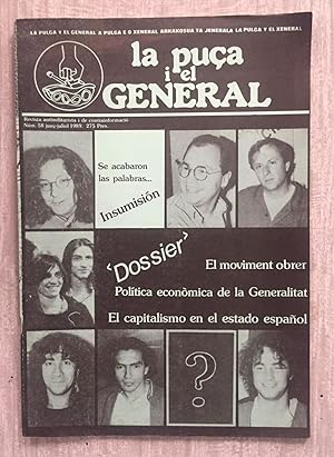 Bild des Verkufers fr LA PUA I EL GENERAL, N 58. El moviment obrer - Poltica econmica de la Generalitat - El capitalismo en el estado espaol zum Verkauf von Librera Sagasta