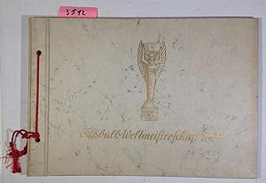 Ein Album-Werk von der Fussball-Weltmeisterschaft 1954 in Der Schweiz