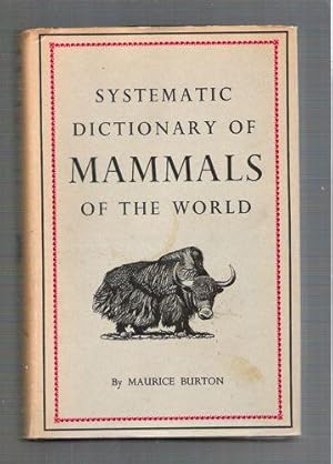 Systematic Dictionary of Mammals of the World