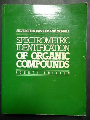 Seller image for Spectometric Identification of Organic Compounds. for sale by Carmichael Alonso Libros