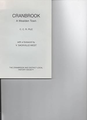Imagen del vendedor de Cranbrook A Wealden Town a la venta por C P Books Limited