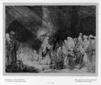 The presentation in the temple (an oblong print).