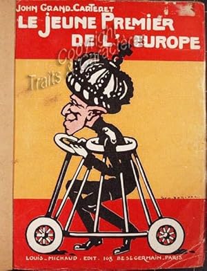 Le jeune premier de l'Europe devant l'objectif caricatural.