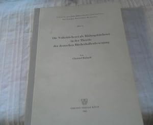 Die Volksbücherei als Bildungsbücherei in der Theorie der deutschen Bücherhallenbewegung Arbeiten...