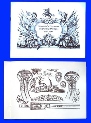 Simonin's Firearms Engraving Designs Paris, 1685 - Extrait d'un document français daté de 1685 in...