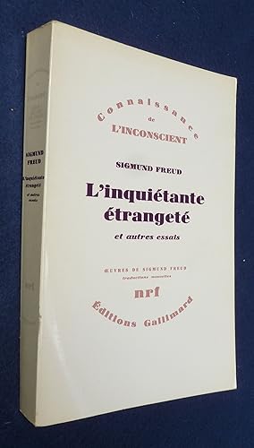 Image du vendeur pour L'Inquitante Etranget et autres essais mis en vente par ferdinand bouquiniste des quais de Paris