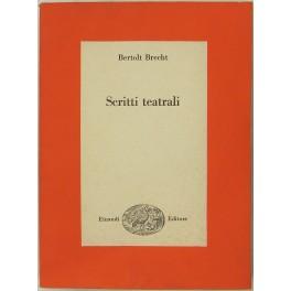 Bild des Verkufers fr Scritti teatrali zum Verkauf von Libreria Antiquaria Giulio Cesare di Daniele Corradi