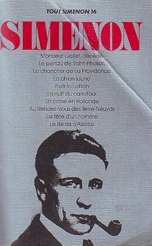 Tout Simenon N°16