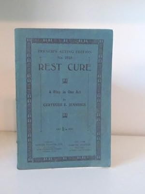 Seller image for Rest Cure, a Play in One Act for sale by BRIMSTONES