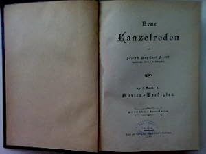 Seller image for Neue Kanzelreden. - 1. Band: Marien-Predigten. for sale by books4less (Versandantiquariat Petra Gros GmbH & Co. KG)