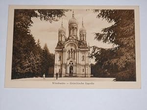 AK / Postkarte Wiesbaden - Griechische Kapelle