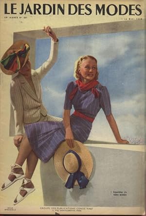 LE JARDIN DES MODES, 15. Mai 1938. Ensembles de Vera Borea.