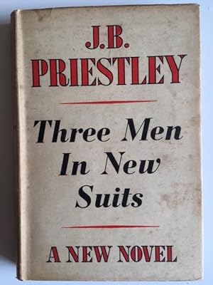 Bild des Verkufers fr Three Men In New Suits - First Printing, Complete Jacket zum Verkauf von THE BOOKSNIFFER