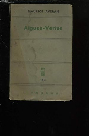 Seller image for AIGUES-VERTES. for sale by Le-Livre