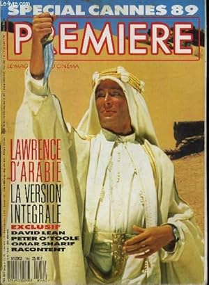 Bild des Verkufers fr PREMIERE N 146 - SPECIAL CANNES 89 - LAWRENCE D'ARABIE, LA VERSION INTERGRALE - EXCLUSIF: DAVID LEAN, PETER O'TOLLE, OMAR SHARIF RACONTENT zum Verkauf von Le-Livre