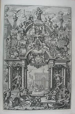 Triumphus novem seculorum imperii Romano-Germanici. Augsburg, Lotter (1725). Fol. 14 Bll., mit ge...