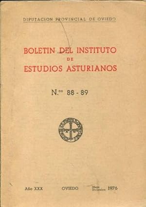 BOLETIN DEL INSTITUTO DE ESTUDIOS ASTURIANOS. Nº 88-89.
